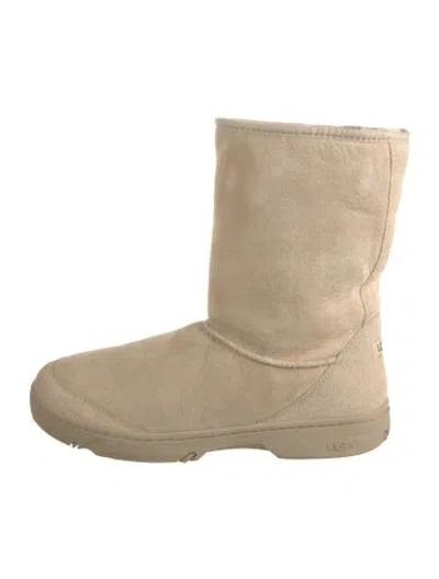 Pre-owned Ugg Suede Boots In Neutral