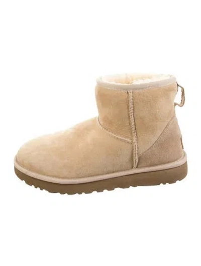 Pre-owned Ugg Suede Boots In Neutrals