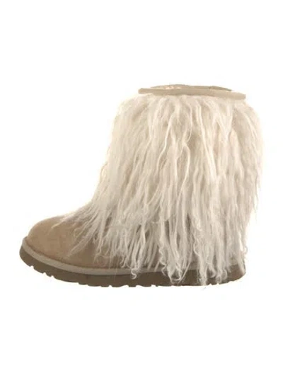 Pre-owned Ugg Suede Boots In Neutrals