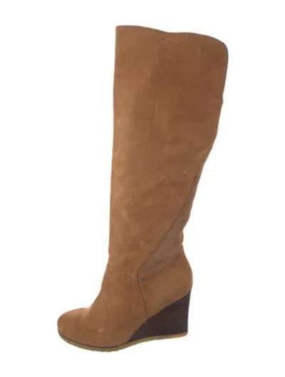 Pre-owned Ugg Suede Boots In Neutrals