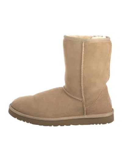 Pre-owned Ugg Suede Boots In Neutrals