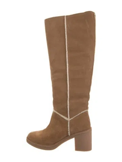 Pre-owned Ugg Suede Boots In Neutrals