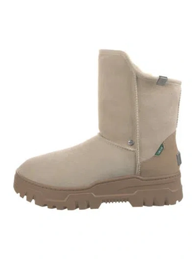 Pre-owned Ugg Suede Boots In Neutrals