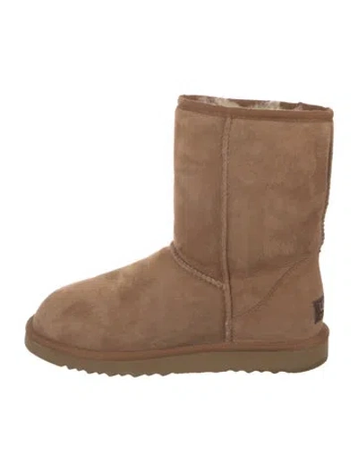 Pre-owned Ugg Suede Boots In Neutrals