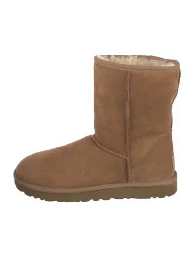 Pre-owned Ugg Suede Boots In Neutrals