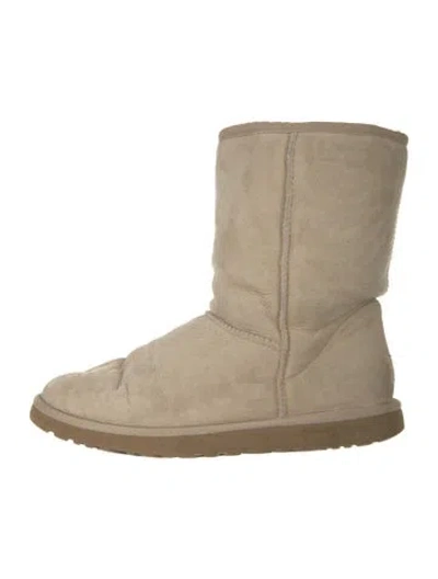 Pre-owned Ugg Suede Boots In Neutrals