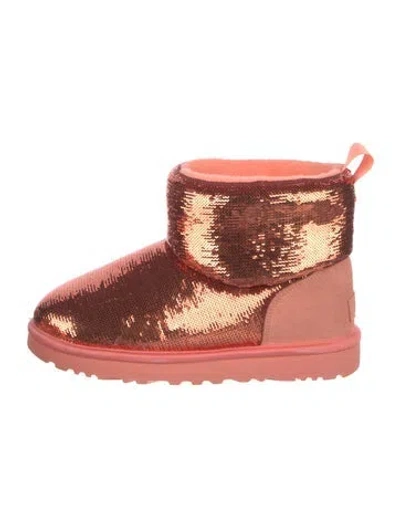 Pre-owned Ugg Suede Boots In Orange