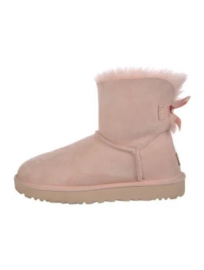Pre-owned Ugg Suede Boots In Pink