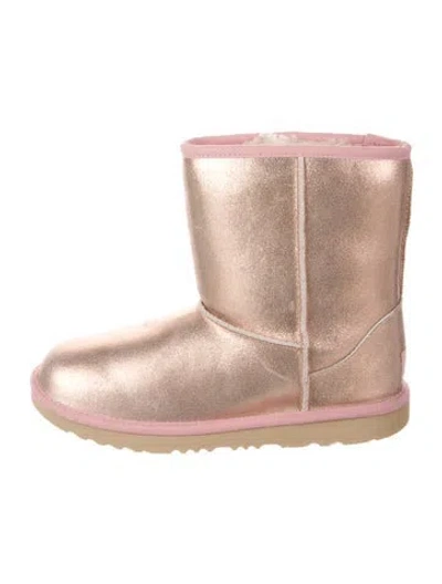 Pre-owned Ugg Suede Boots In Pink