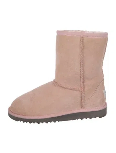 Pre-owned Ugg Suede Boots In Pink