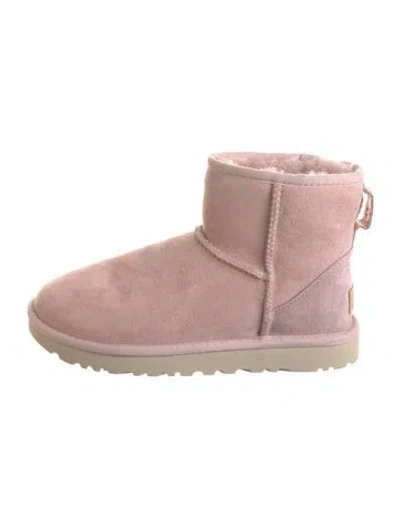 Pre-owned Ugg Suede Boots In Pink