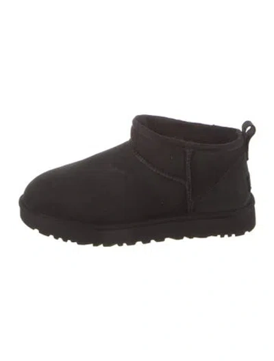 Pre-owned Ugg Suede Boots W/ Tags In Black