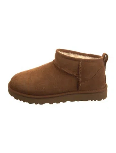 Pre-owned Ugg Suede Boots W/ Tags In Brown