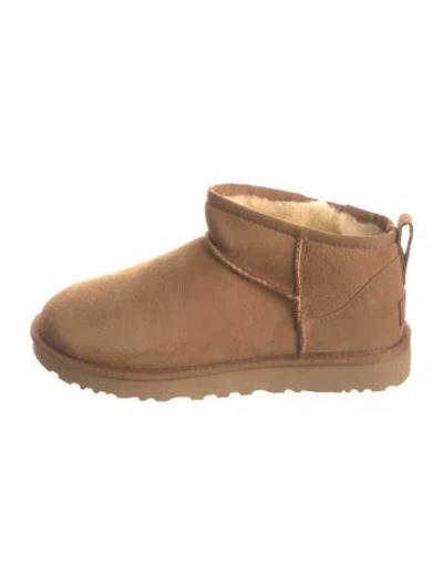 Pre-owned Ugg Suede Boots W/ Tags In Brown