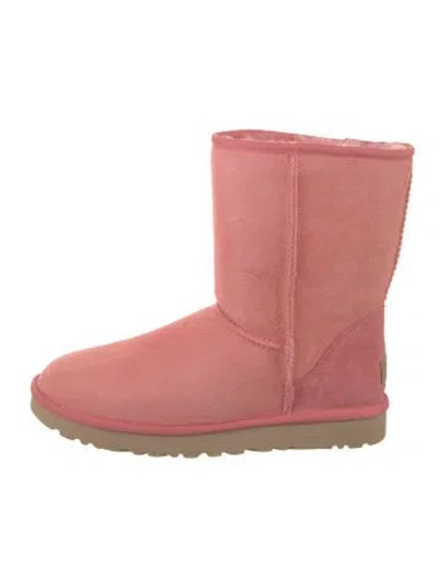 Pre-owned Ugg Suede Boots W/ Tags In Pink