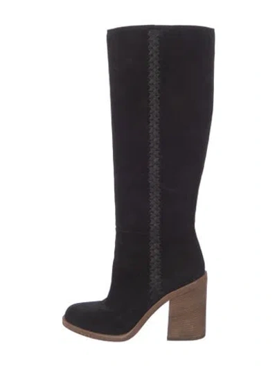 Pre-owned Ugg Suede Braided Accents Boots In Multi