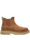 Ugg Suede Chelsea Boots In Brown