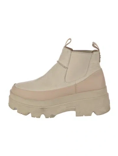 Pre-owned Ugg Suede Chelsea Boots In Neutral