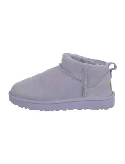 Pre-owned Ugg Suede Chelsea Boots In Purple
