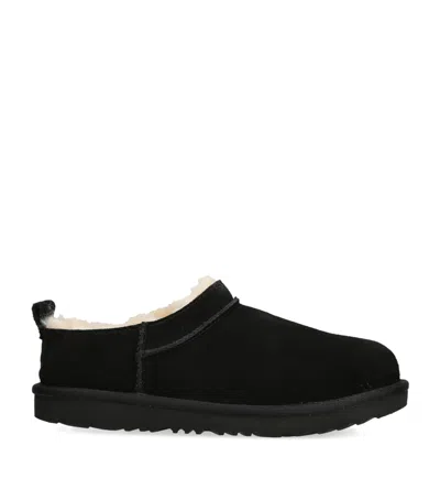 Ugg Kids' Suede Classic Micro Boots In Black