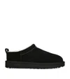 Ugg Micro Slippers With Flat Platform Sole In Black