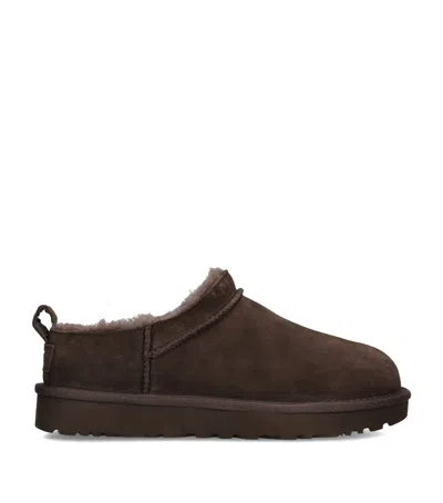 Ugg Suede Classic Micro Boots In Brown