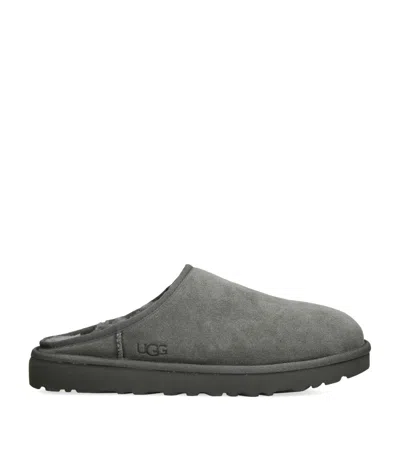 Ugg Suede Classic Slippers In Green