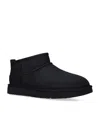Ugg Round-headed Flat-bottomed Short Boots In Black