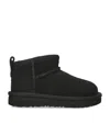 Ugg Suede Classic Ultra Mini Boots In Black