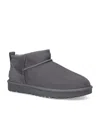 Ugg Suede Classic Ultra Mini Boots In Gray