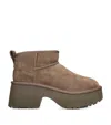 Ugg Suede Classic Ultra Mini New Heights Boots 70 In Brown
