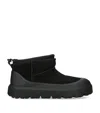 Ugg Suede Classic Ultra Mini Weather Hybrid Ankle Boots In Black