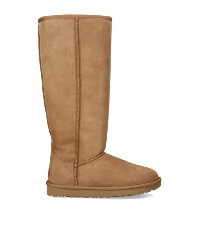 Ugg Suede Classic Ultra Tall Boots In Brown