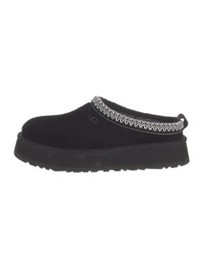 Pre-owned Ugg Suede Embroidered Accent Mules In Multi