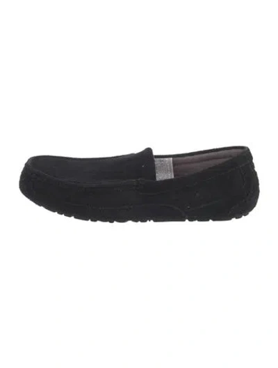 Pre-owned Ugg Suede Espadrilles In Black