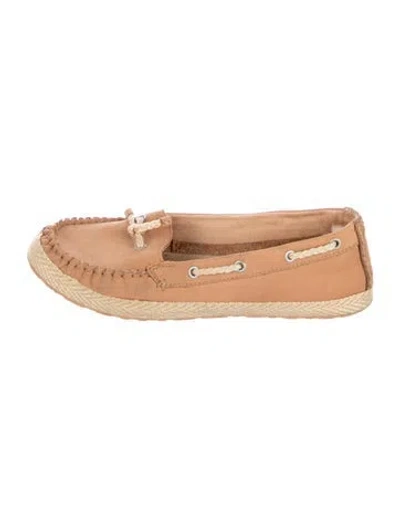 Pre-owned Ugg Suede Espadrilles In Brown