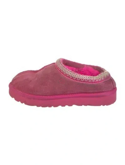 Pre-owned Ugg Suede Espadrilles In Pink