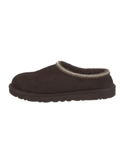 Pre-owned Ugg Suede Flats In Brown