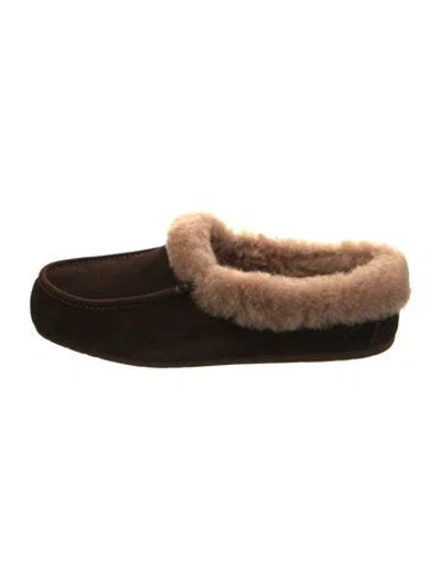 Pre-owned Ugg Suede Flats W/ Tags In Brown