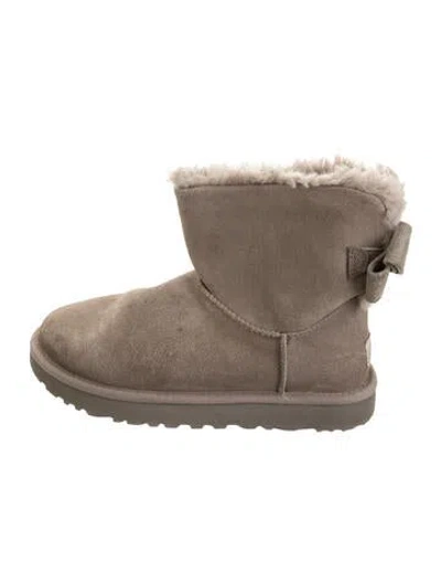Pre-owned Ugg Suede Glitter Accents Boots In Multicolor