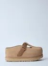 Ugg Sand Suede Goldenstar Hi Slippers In Sand