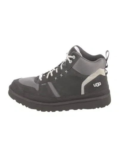 Pre-owned Ugg Suede Hiking Boots In Grey