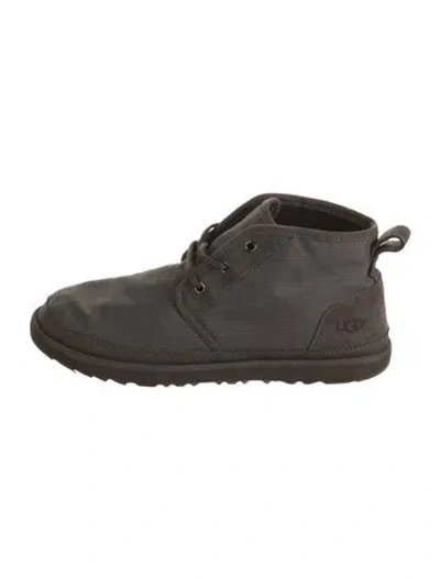 Pre-owned Ugg Suede Lace-up Boots In Brown