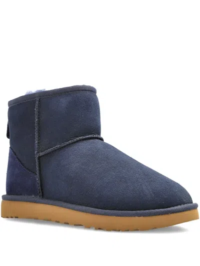 Ugg Suede Leather Boots In Blue