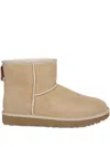 Ugg Slip-on Beige Boots With Suede Upper In Brown