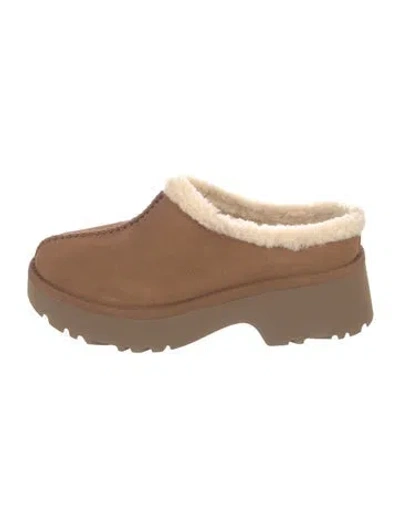 Pre-owned Ugg Suede Loafer Sneakers In Brown