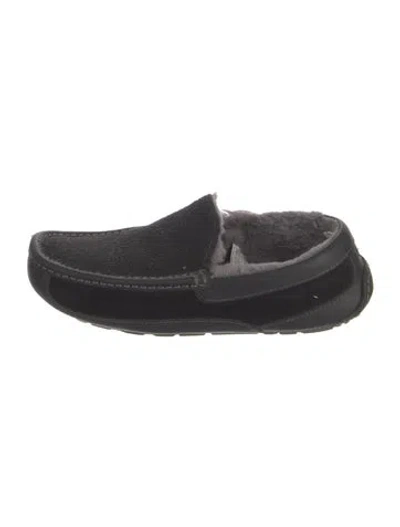 Pre-owned Ugg Suede Loafers In Blue