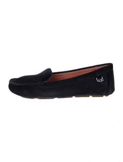 Pre-owned Ugg Suede Loafers In Blue