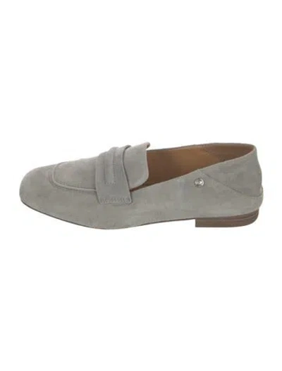 Pre-owned Ugg Suede Loafers In Gray