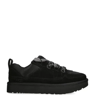 Ugg Suede Lowmel Sneakers In Black